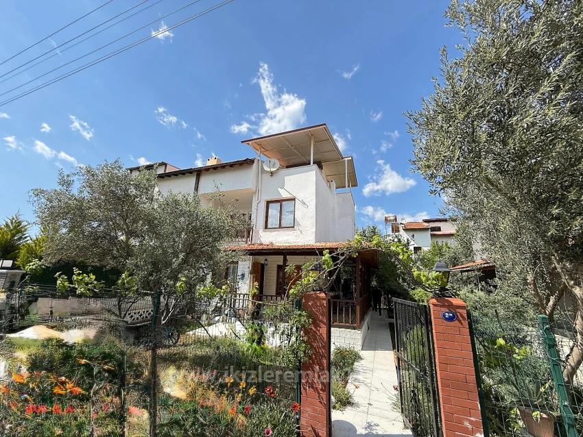 3+1 Maisonette-Villa Mit Großem Garten Im Doğanbey Center, Seferihisar