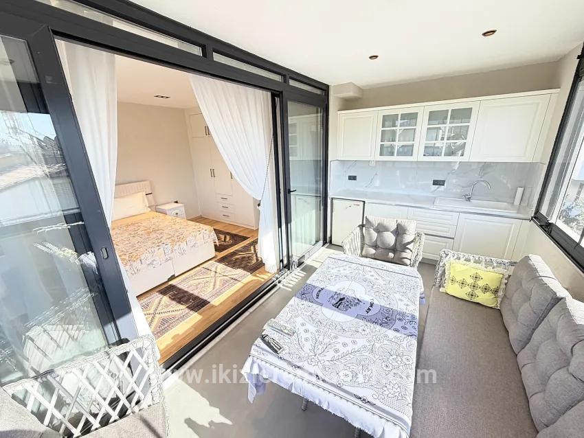 3+1-Zimmer Einfamilienhaus Zu verkaufen in Cumhuriyet Bz. Seferihisar Doğanbey - 180 m²