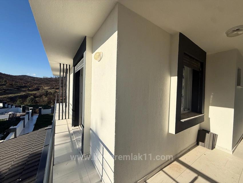 2+1 Brandneues Duplex-Sommerhaus Mit Garten Zum Verkauf In Payamlı, Seferihisar