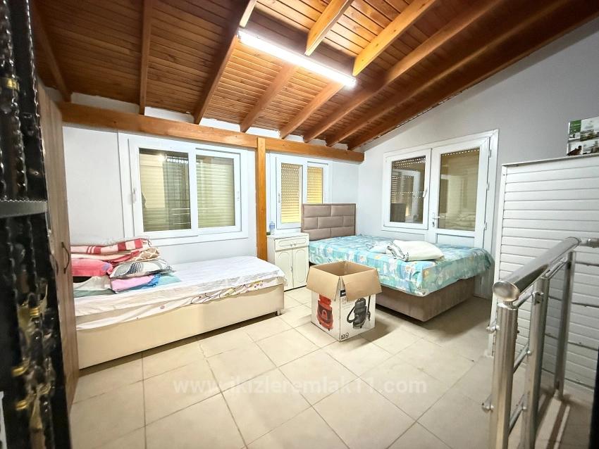 5+1-Maisonette-Villa Mit Großem Garten In Doğanbey, Seferihisar Zu Verkaufen