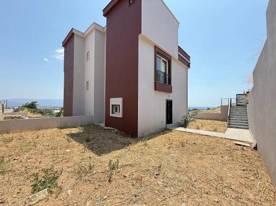 3+1 Villa Mit Meerblick Und Separatem Garten In Seferihisar Doğanbey Zu Verkaufen