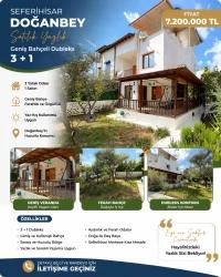 3+1 Maisonette-Villa Mit Großem Garten Im Doğanbey Center, Seferihisar
