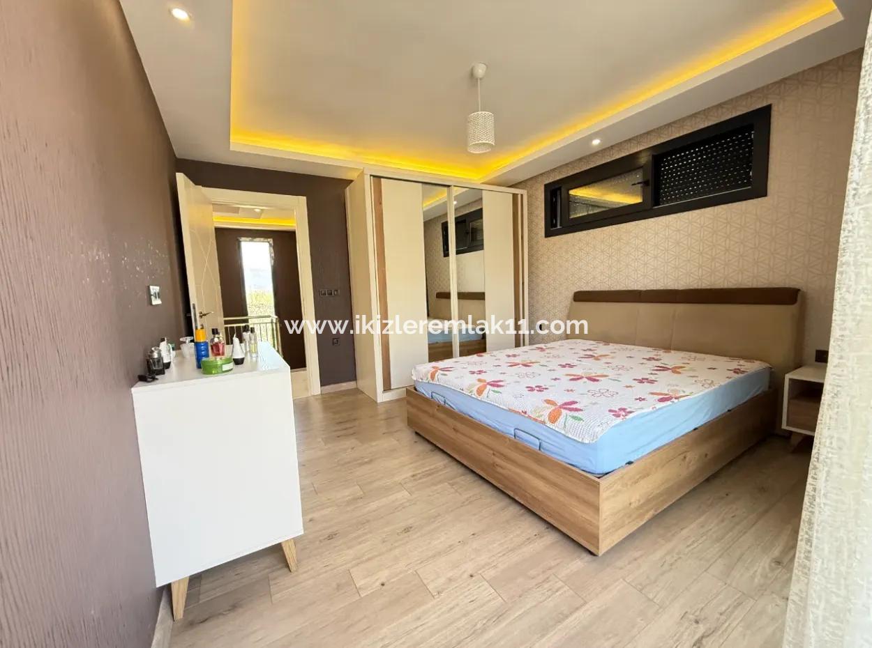 3 1 Freistehende Garden Duplex Villa Mit Pool Zu Verkaufen In Doganbey, Seferihisar