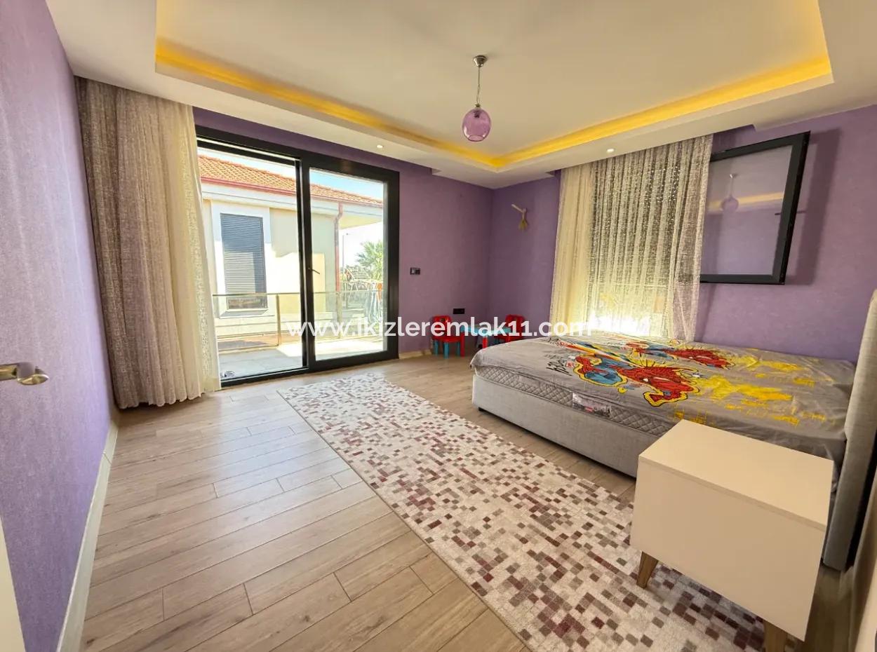 3 1 Freistehende Garden Duplex Villa Mit Pool Zu Verkaufen In Doganbey, Seferihisar