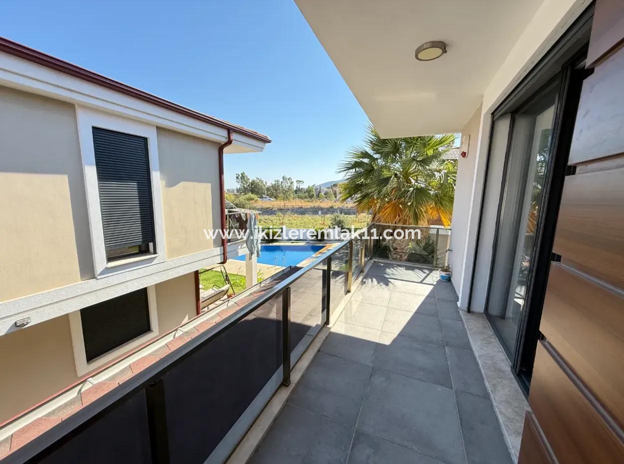 3 1 Freistehende Garden Duplex Villa Mit Pool Zu Verkaufen In Doganbey, Seferihisar