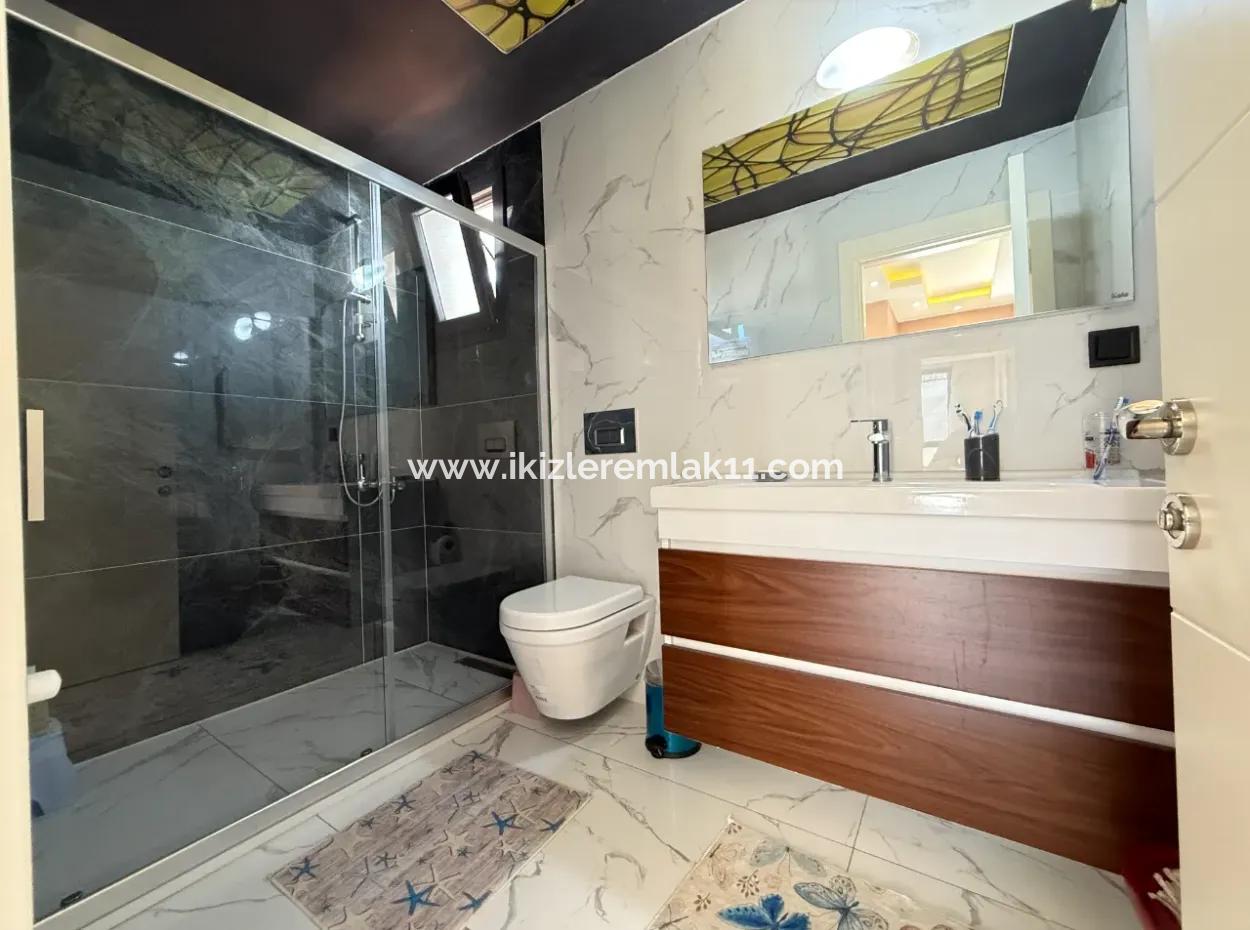 3 1 Freistehende Garden Duplex Villa Mit Pool Zu Verkaufen In Doganbey, Seferihisar