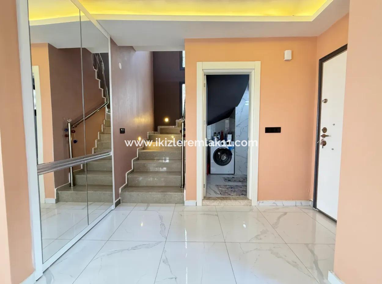 3 1 Freistehende Garden Duplex Villa Mit Pool Zu Verkaufen In Doganbey, Seferihisar