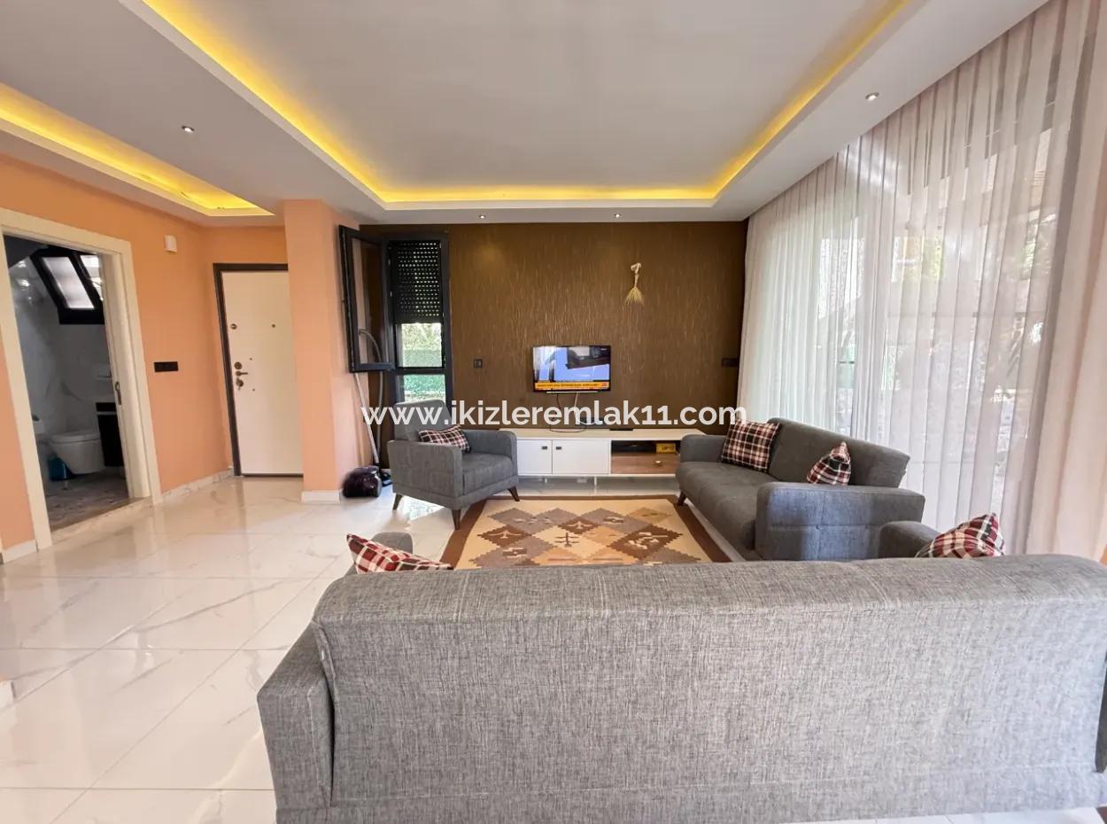 3 1 Freistehende Garden Duplex Villa Mit Pool Zu Verkaufen In Doganbey, Seferihisar