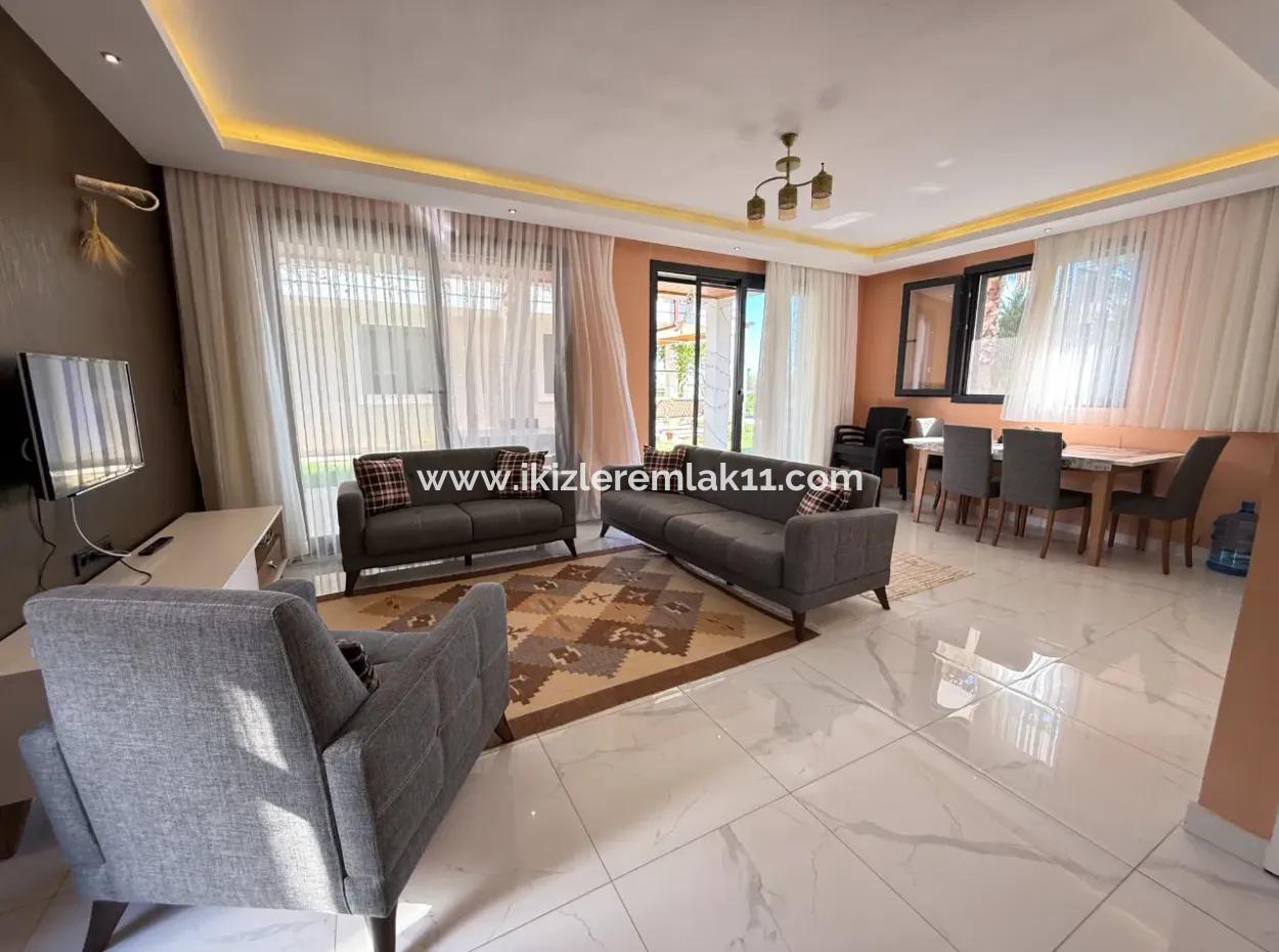 3 1 Freistehende Garden Duplex Villa Mit Pool Zu Verkaufen In Doganbey, Seferihisar