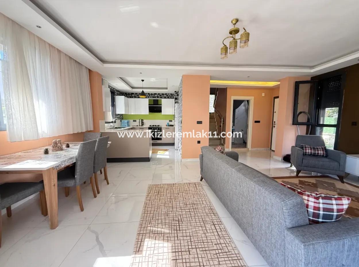 3 1 Freistehende Garden Duplex Villa Mit Pool Zu Verkaufen In Doganbey, Seferihisar