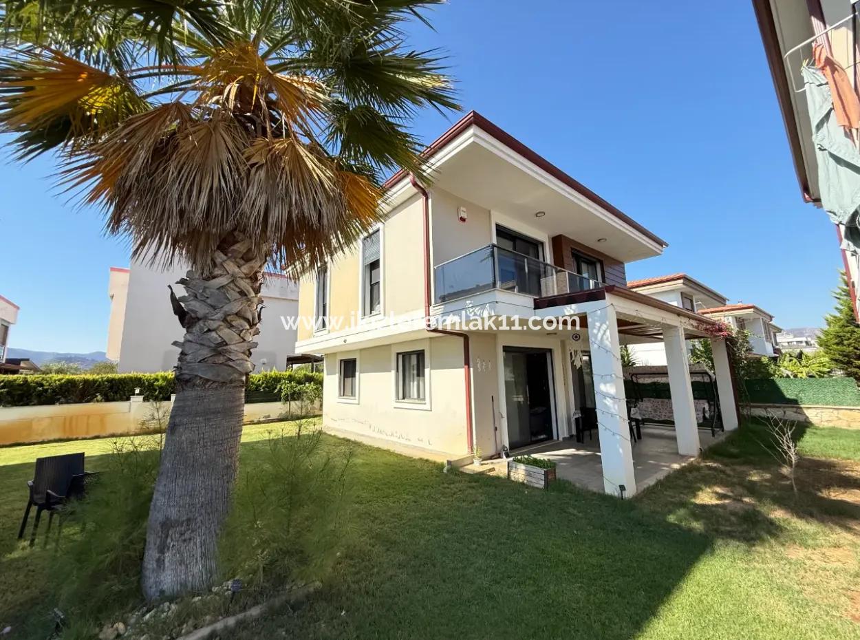 3 1 Freistehende Garden Duplex Villa Mit Pool Zu Verkaufen In Doganbey, Seferihisar