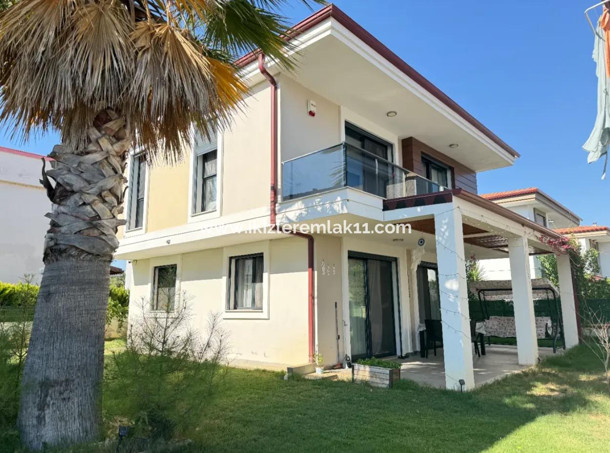 3 1 Freistehende Garden Duplex Villa Mit Pool Zu Verkaufen In Doganbey, Seferihisar