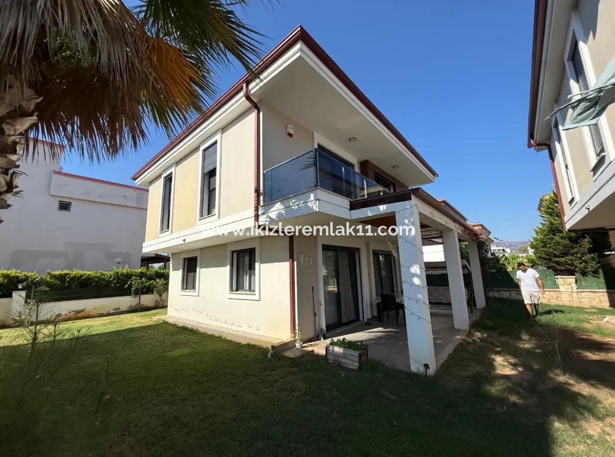 3 1 Freistehende Garden Duplex Villa Mit Pool Zu Verkaufen In Doganbey, Seferihisar