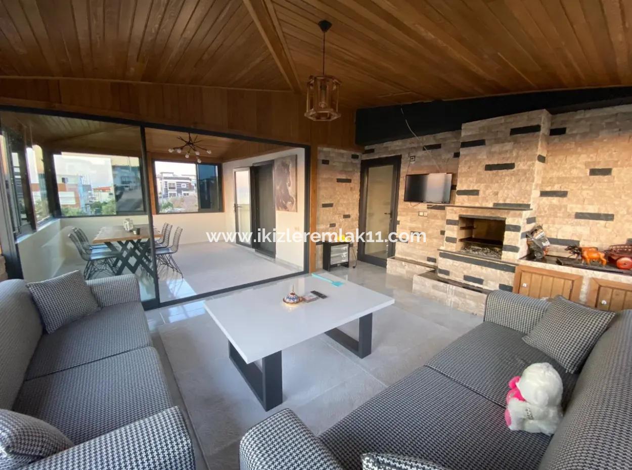 3 1 Freistehende Villa Mit Meerblick Und Pool Zum Verkauf In Doganbey, Seferihisar