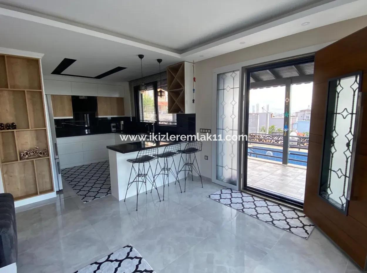 3 1 Freistehende Villa Mit Meerblick Und Pool Zum Verkauf In Doganbey, Seferihisar