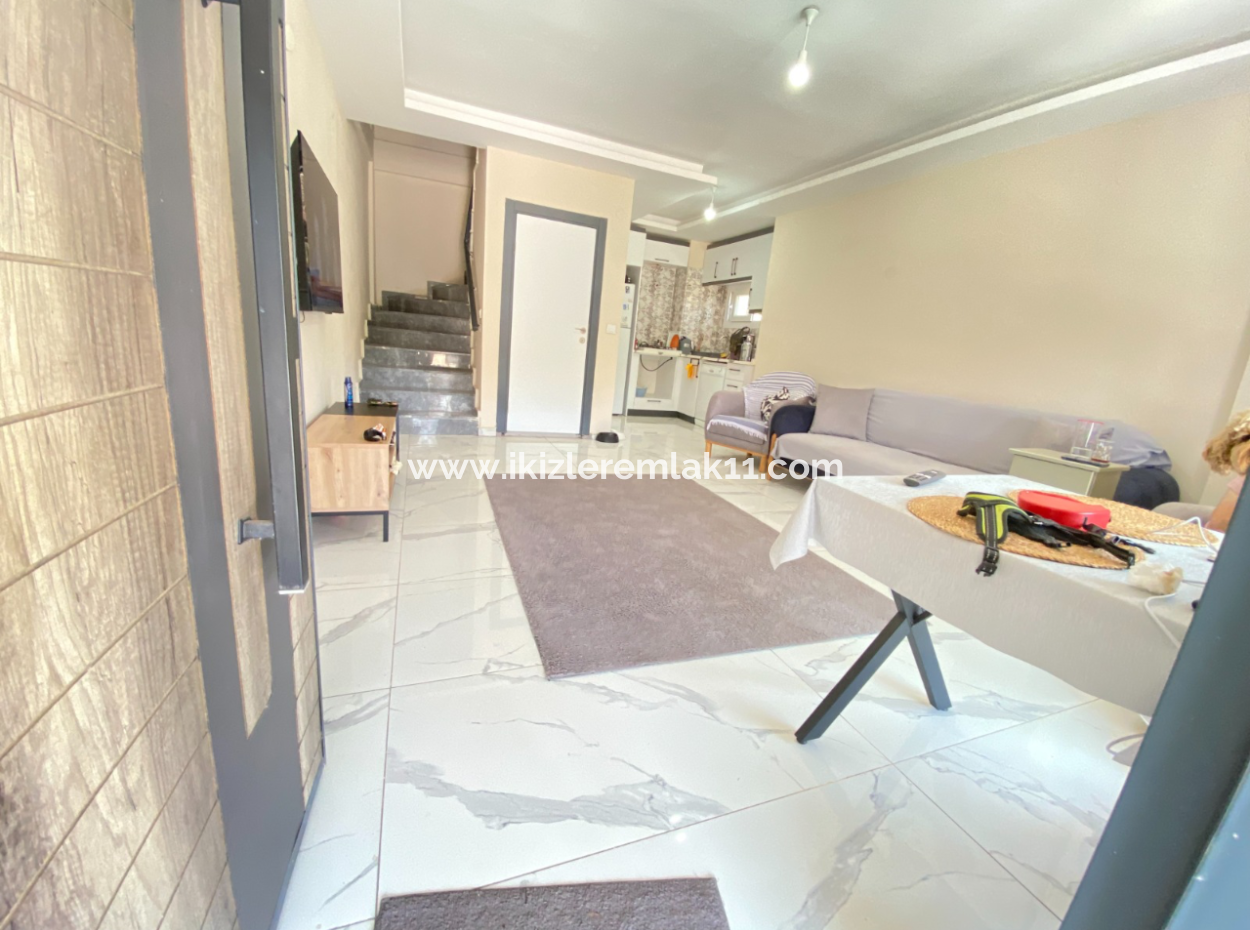3 In 1 Maisonette Mit Großem Garten Zum Verkauf In Payamlı Village, Doganbey, Seferihisar