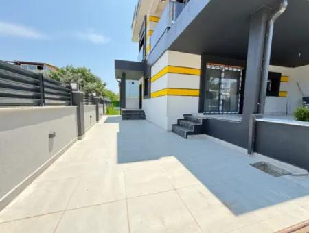 3 1 Freistehende Neue Villa Mit Großem Garten Zum Verkauf In Doganbey, Seferihisar