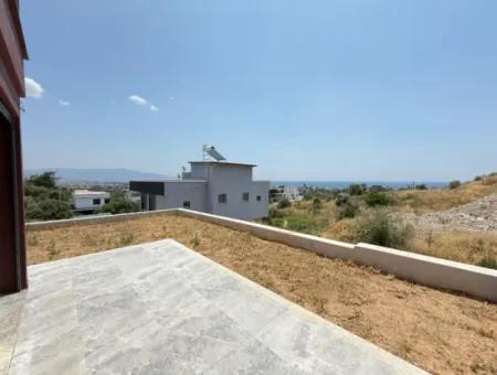 3 In 1 Brandneue Villa Mit Meerblick Garten Zum Verkauf In Doganbey, Seferihisar