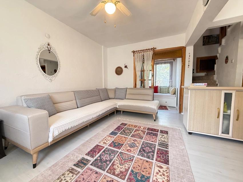 3+1 Duplex Villa With Spacious Garden In Doğanbey Center, Seferihisar