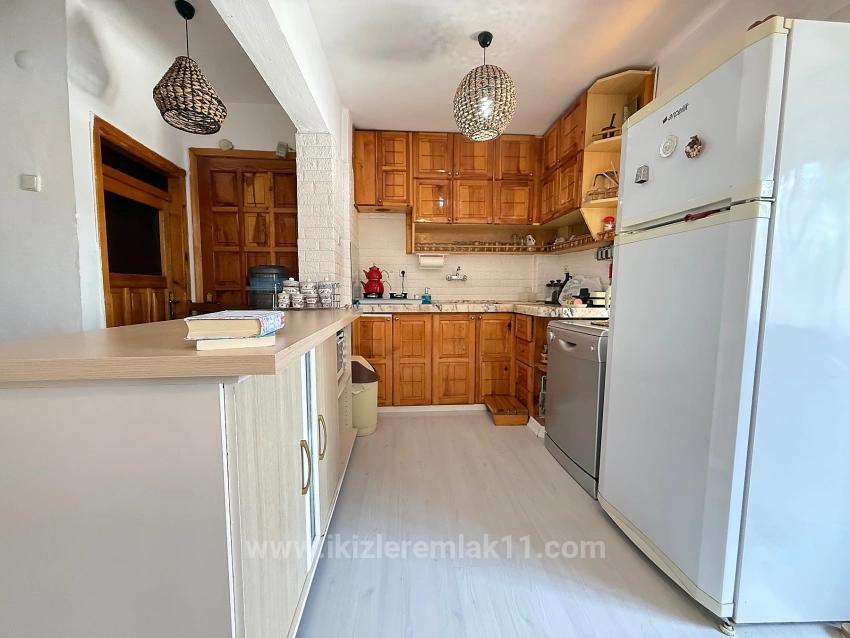 3+1 Duplex Villa With Spacious Garden In Doğanbey Center, Seferihisar