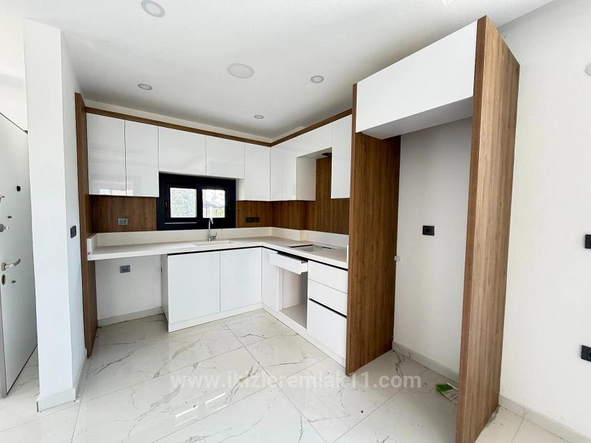 Brand New 3+1 Villa With Spacious Garden For Sale Near The Sea In Doğanbey, Seferihisar