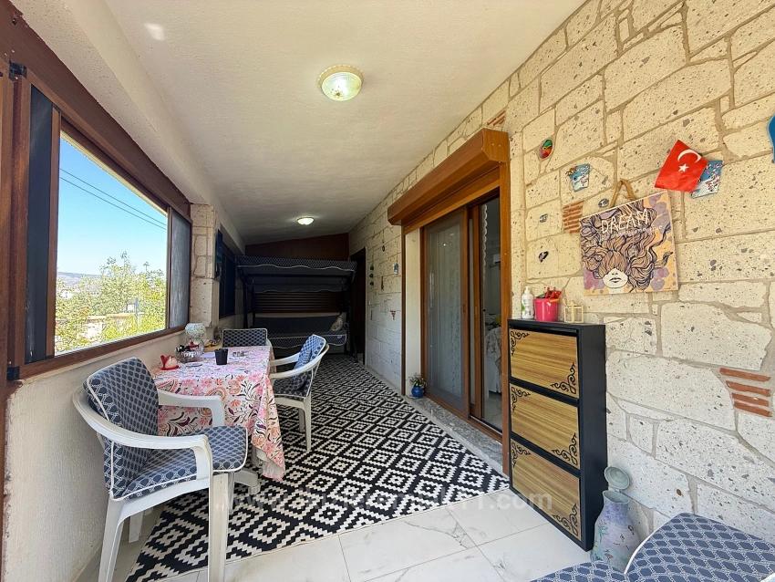 2+1 Fully Furnished Villa With Garden For Sale In Doğanbey, Seferihisar