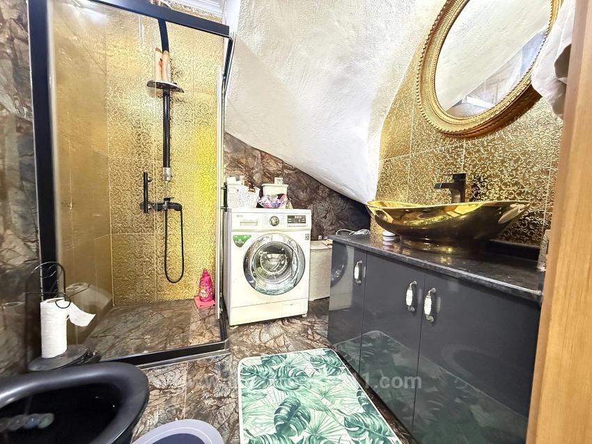 2+1 Fully Furnished Villa With Garden For Sale In Doğanbey, Seferihisar