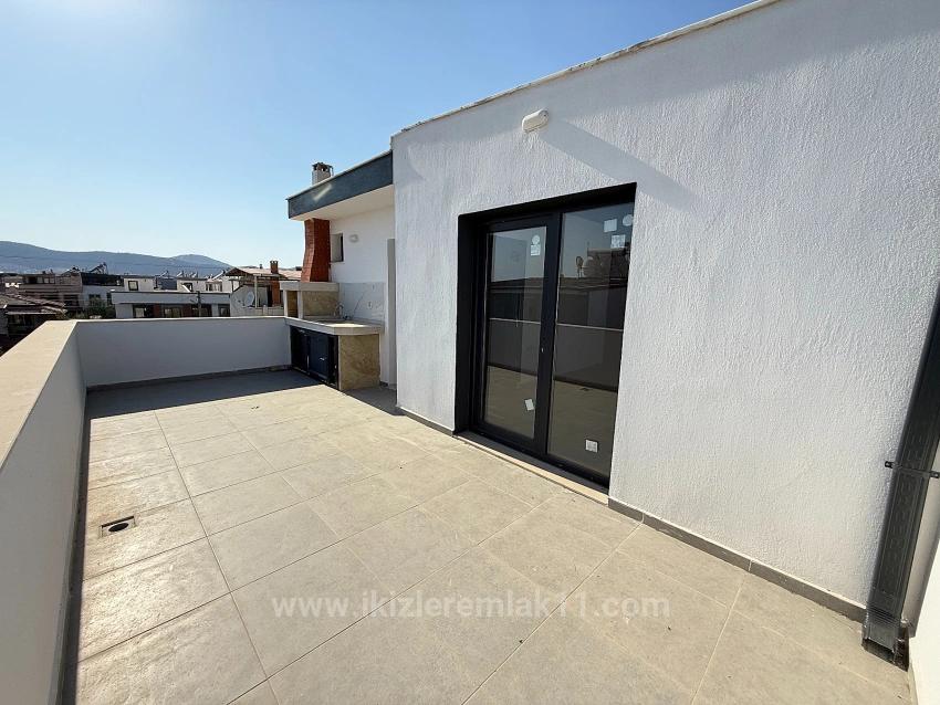 Brand New 3+1 Villa For Sale In Seferihisar Doğanbey Center.