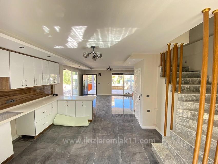 Brand New, Detached, Luxury 3+1 Villa For Sale In Doğanbey, Seferihisar.