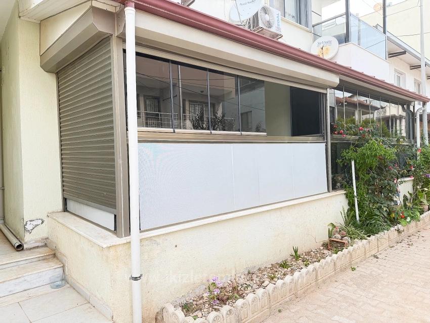 1+1 Ground Floor Apartment In Ürkmez, 100 Meters From The Sea, From İkizler.