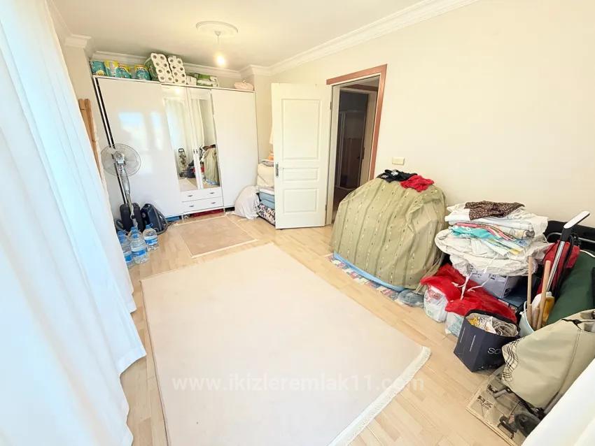 In Ürkmez, 400 M To The Sea, Separate Kitchen Double Balcony Spacious 2+1 Apartment