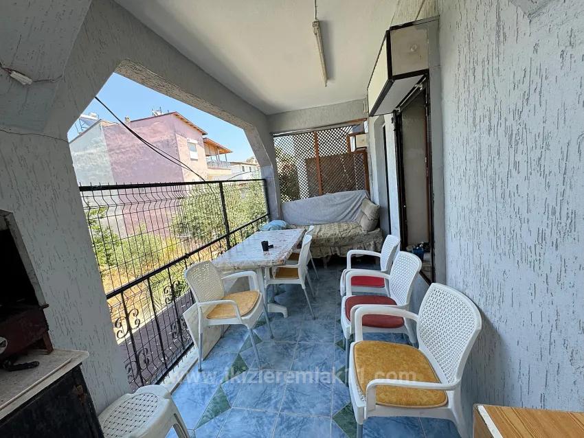 In Doğanbey, For Sale Intermediate Floor 2+1 On The Sea Side 70 Metre² Flat