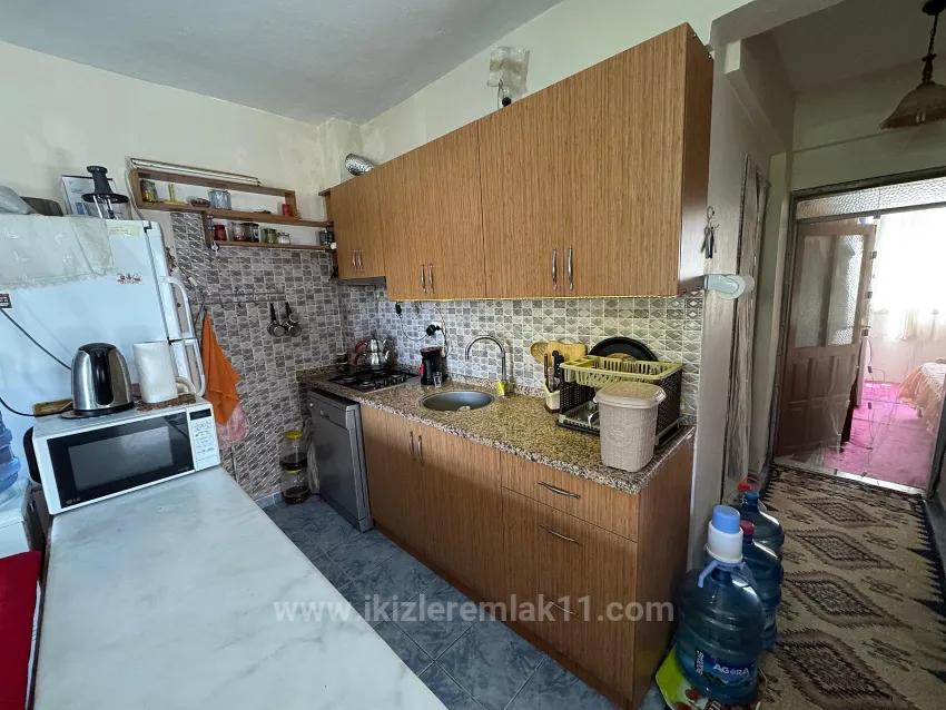 In Doğanbey, For Sale Intermediate Floor 2+1 On The Sea Side 70 Metre² Flat