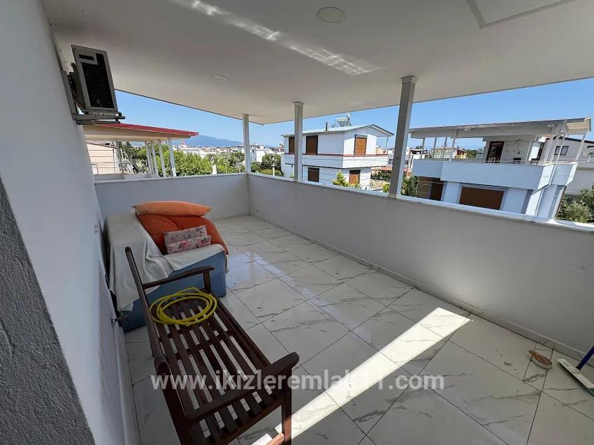 For sale In Seferihisar Doğanbey 3+1 spacious garden duplex summer house
