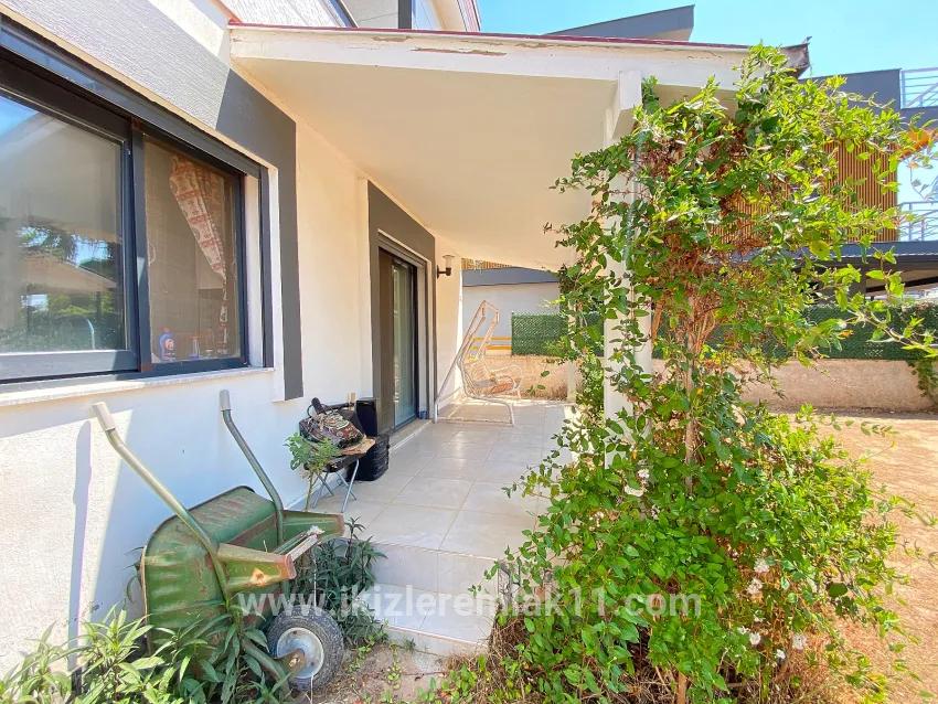 Seferihisar Bengiler'de Sea Side Spacious Garden Low-cost 1+1 Ground Floor Apartment