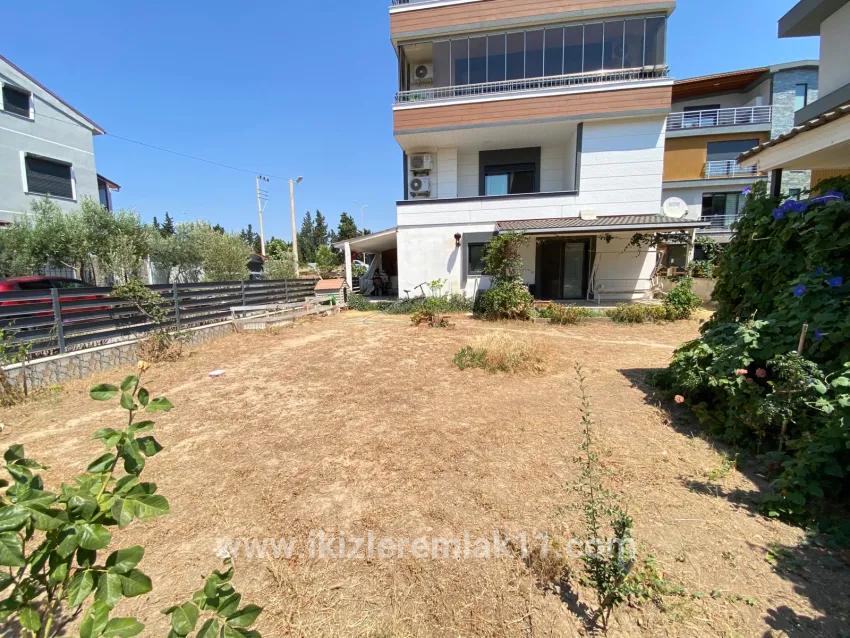 Seferihisar Bengiler'de Sea Side Spacious Garden Low-cost 1+1 Ground Floor Apartment