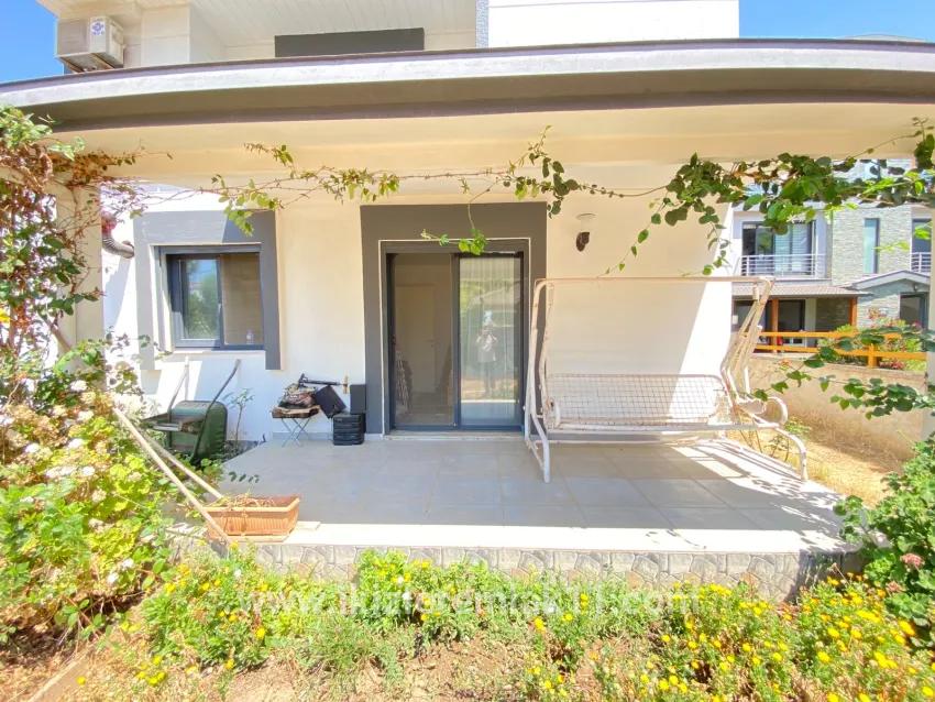 Seferihisar Bengiler'de Sea Side Spacious Garden Low-cost 1+1 Ground Floor Apartment