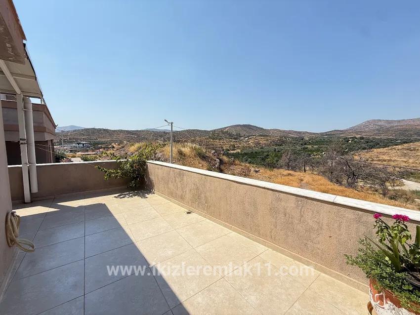 Seferihisar Payamlı'da For Sale Fully Furnished 3+1 Duplex