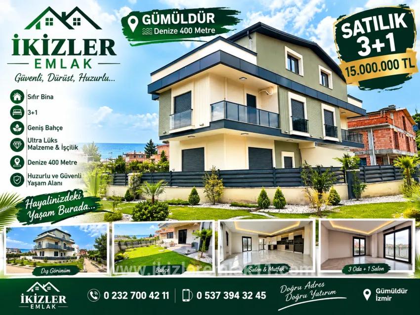 3+1 Bedroom Villa For sale in Gümüldür Cumhuriyet Nbh. Menderes Gümüldür - 180 m²