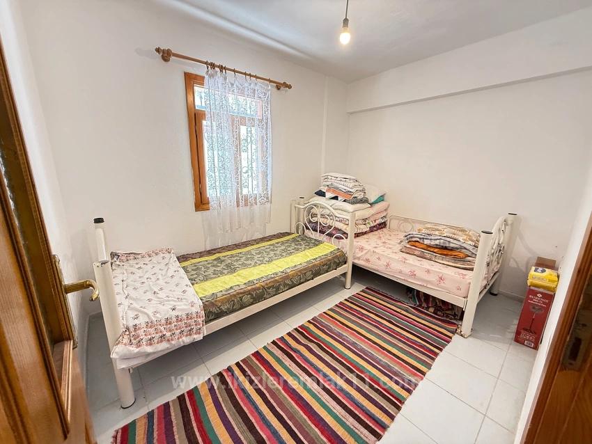 3+1 Garden Apartment For Sale In Ürkmez, 250 Meters From The Sea, Affordable Price