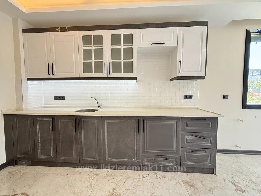 2+1 Duplex Summer House With Large Garden And Sea View For Sale In Seferihisar Doğanbey