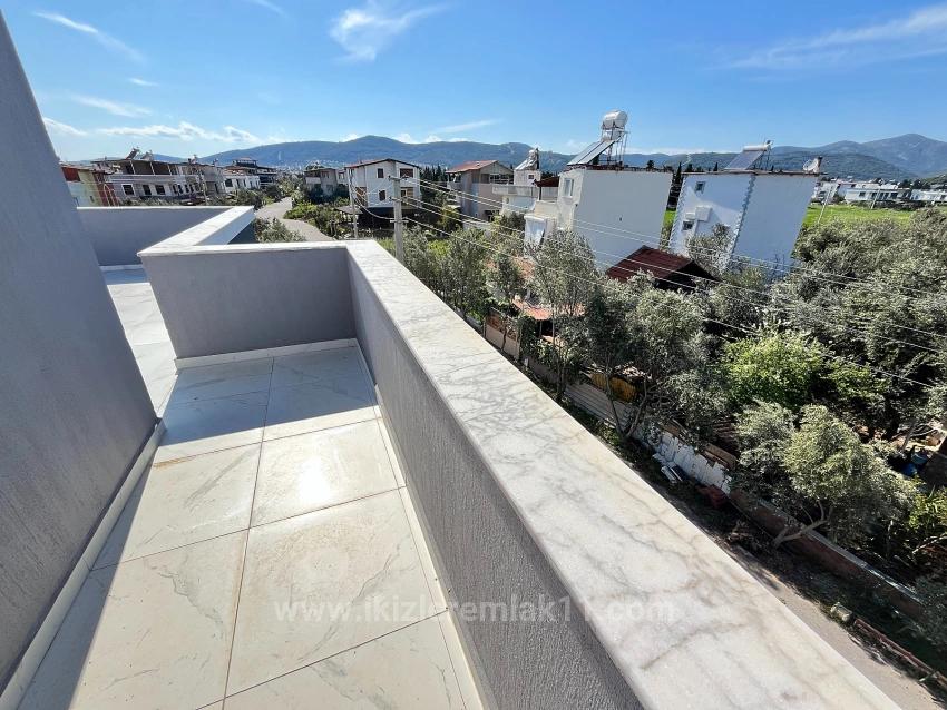 Brand New Detached 3+1 Villa With Large Garden For Sale In Seferihisar Doğanbey