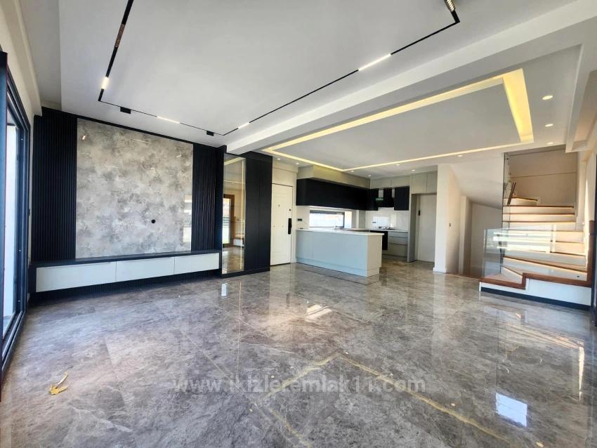 Single Detached House For Sale In Seferihisar Doğanbey With Large Garden And Panoramic Sea View