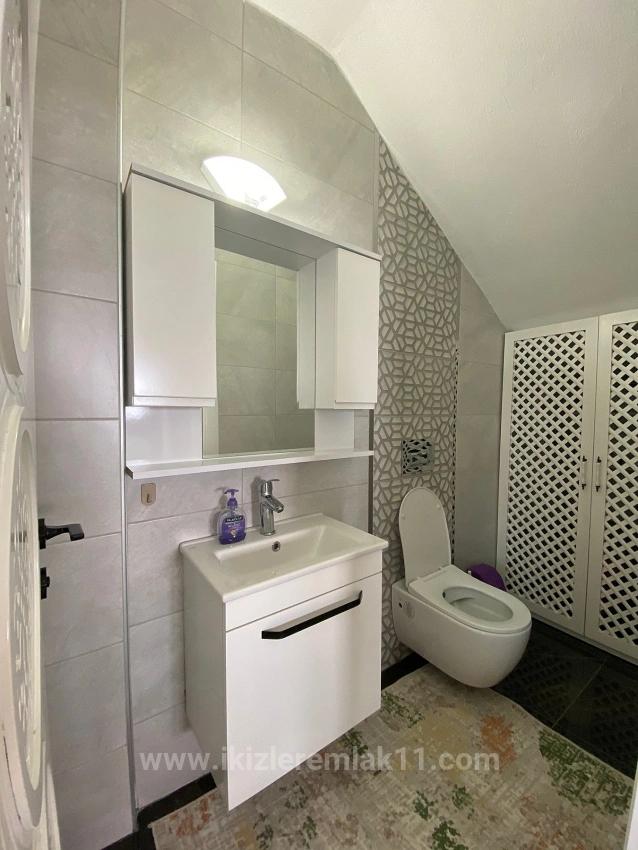 3+1 Detached Villa With Sea View And Pool For Sale In Seferihisar Doğanbey