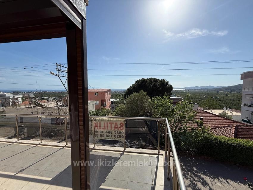 New 3+1 Apartment With Sea And Nature Views For Sale In Gumuldur Center