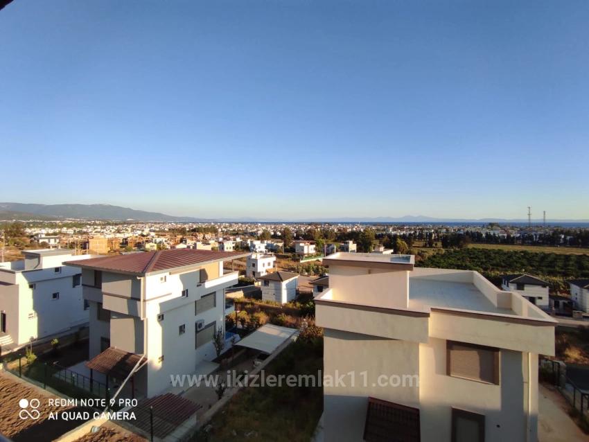 4+2 Detached Summer House For Sale In Doğanbey, Surrounded By Nature With Full Sea View