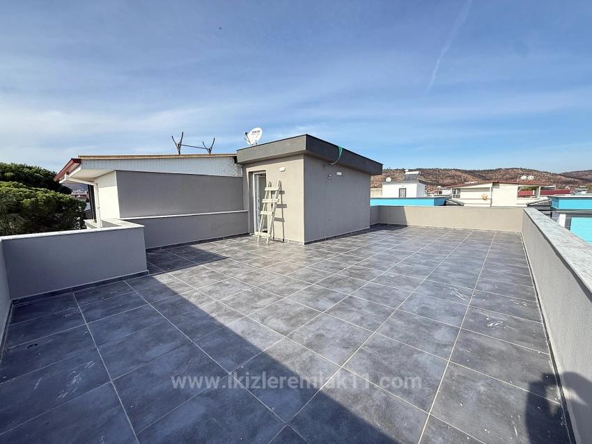 Only Brand New 3+1 Detached Villa With Garden For Sale In Doğanbey, Seferihisar.