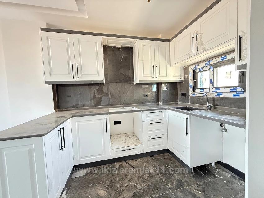 Brand New 2+1 Duplex Summer House With Garden For Sale In Doğanbey, Seferihisar.