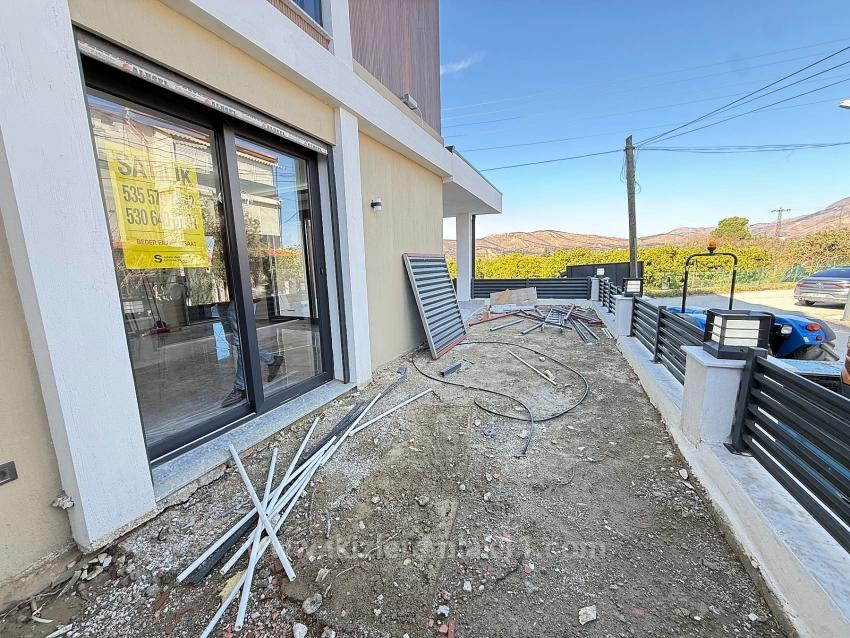 Luxury Brand New 3+1 Villa With Garden For Sale Near The Sea In Doğanbey, Seferihisar.