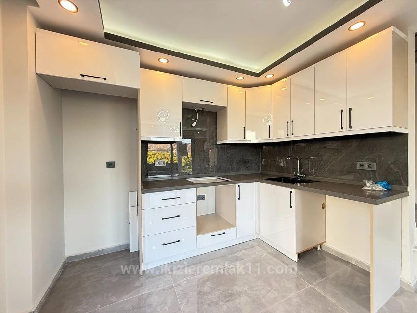 Luxury Brand New 3+1 Villa With Garden For Sale Near The Sea In Doğanbey, Seferihisar.